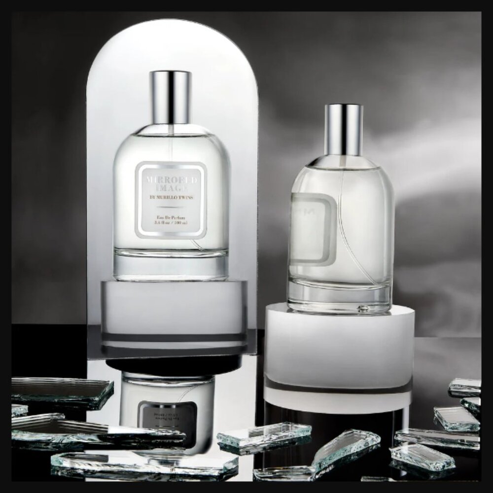 NIB Murillo Twins Fragrance Mirrored Image Full Size 3.4 Fl Oz